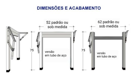 Pés de mesa dobráveis - Image 7